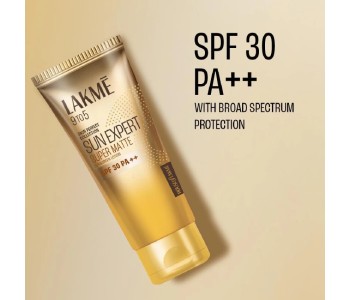 LAKME 30 SPF 9 TO 5 SUNEXPERT SUPERMATTE SUNSCREEN CREAM 